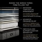 beautyrest black series three firm pillow top