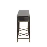 Sue Metal Rectangle Console Table - Natural Black, 70 In. W X 30.5 In. H - Image 3