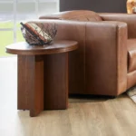Waterfall Brown Round End Table - Image 3