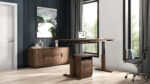 Linear Office Storage - Credenza - Natural Walnut