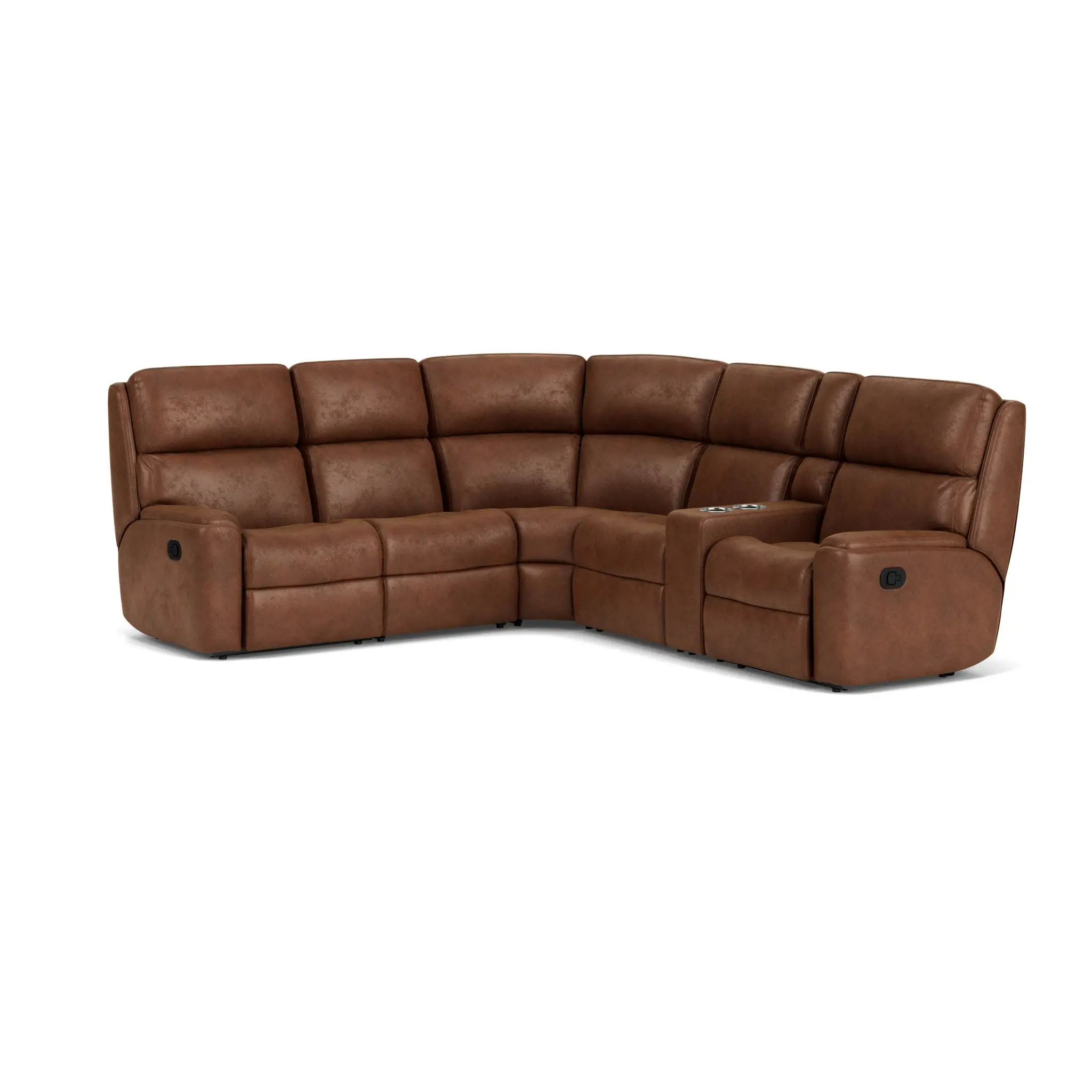 38b4bfacfb879e1700445cb56bea6598 Rio Fabric Reclining Sectional - Image 1