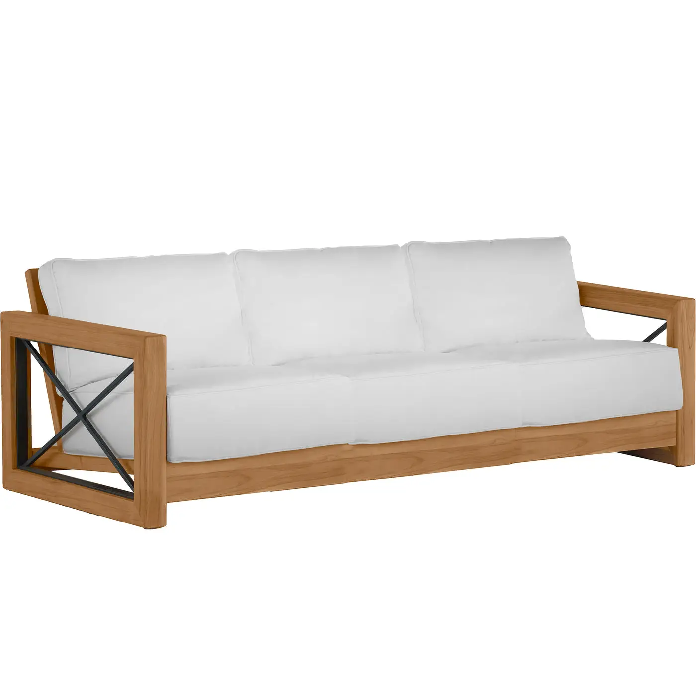 3a9d6df902bf1e62ca0a71d6811f7d13 Malta Teak Outdoor Sofa - Image 1