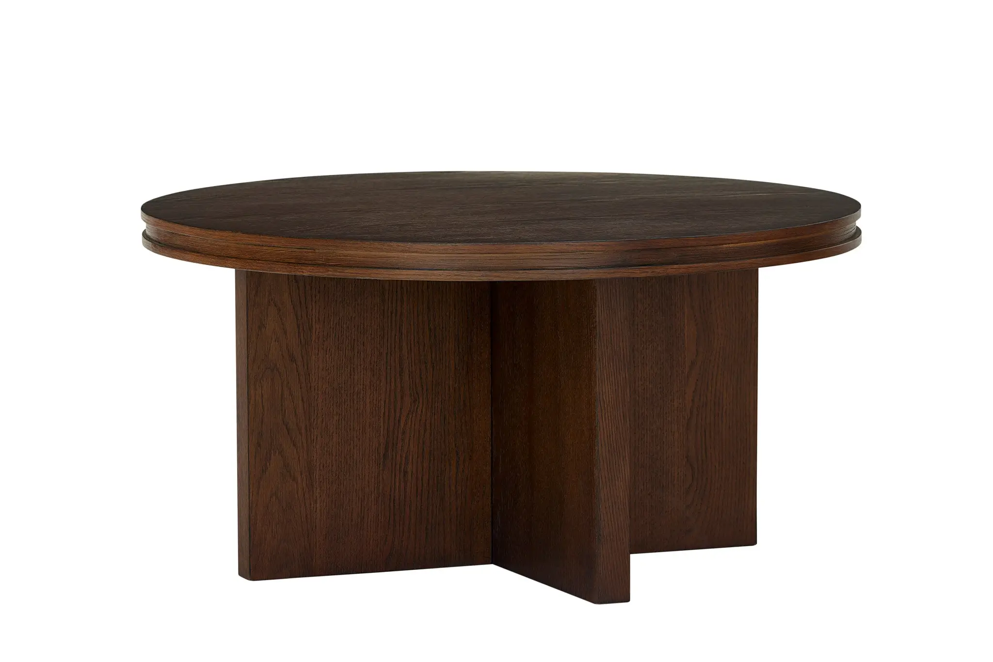 3abdc532f24a5bca9373f01dff76e3bf Waterfall Brown Round Coffee Table - Image 1
