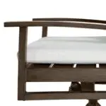 Charleston Wrought Aluminum Outdoor Swivel Rocking Arm Chair