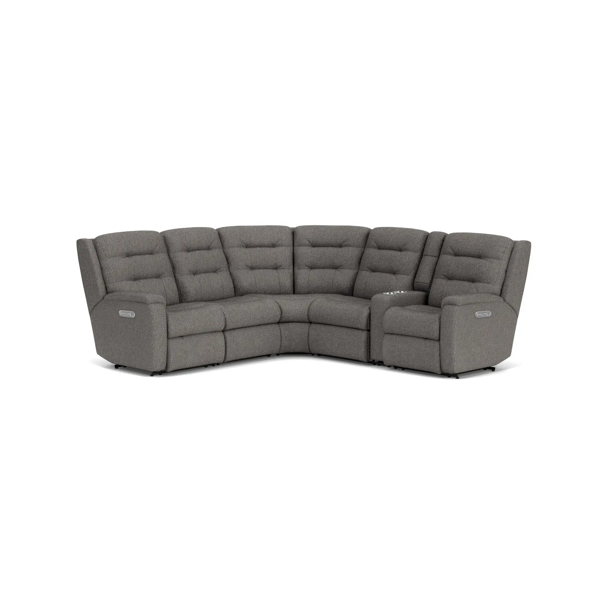 3f5f1abf4bfd344c55e553cb3abdba72 Arlo Fabric Power Reclining Sectional with Power Headrests - Image 1