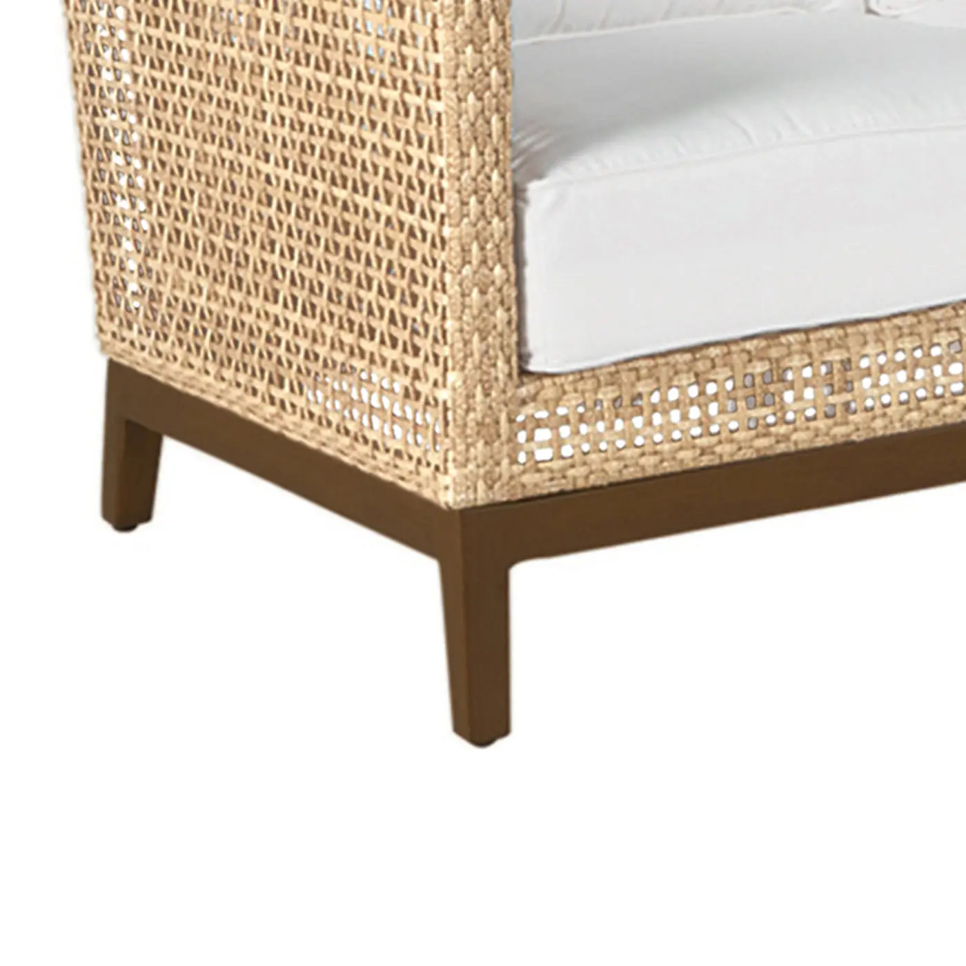 4028cfbb0c6db52857c0153a46d561ec Peninsula N-dura Resin Wicker Outdoor Sofa - Image 1