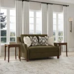 Gianna Fabric Bench Loveseat - Image 3