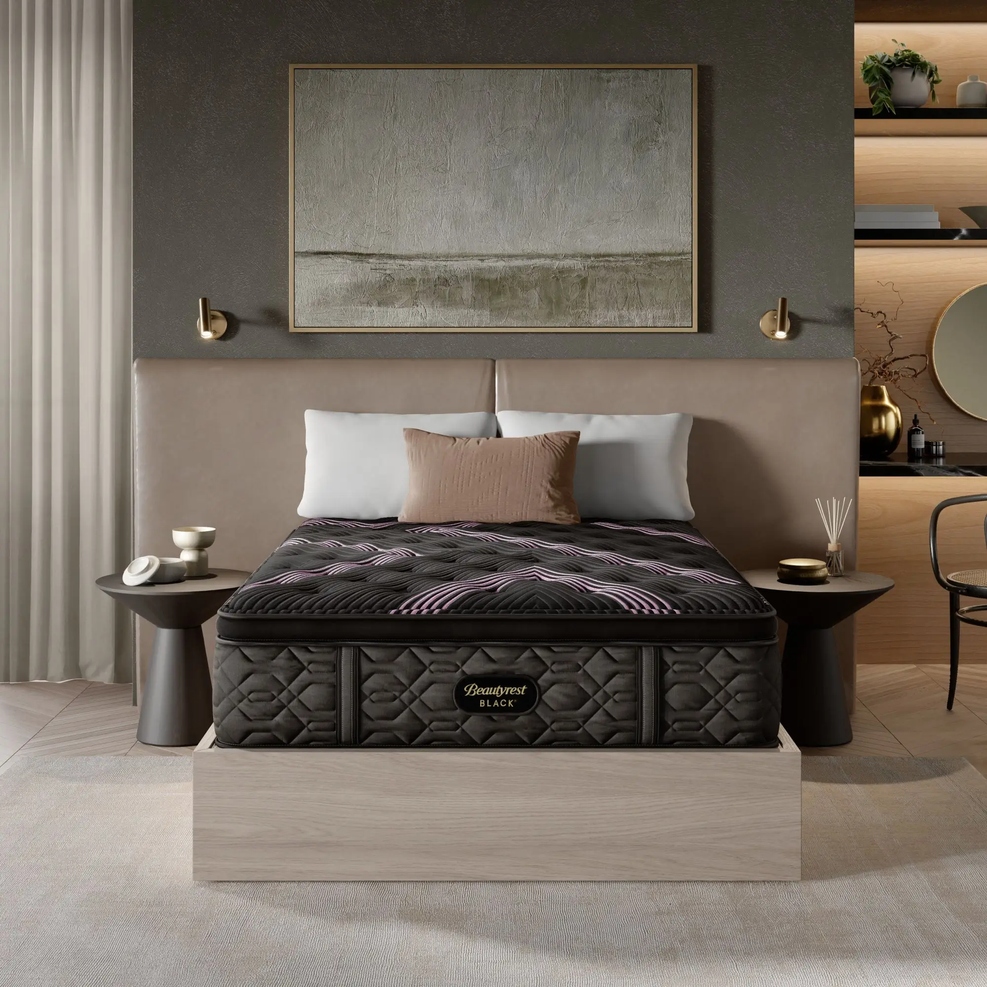 4b5fa363f0e849eb7117e6ac589f48dc Beautyrest Black - Series Two Medium Pillow Top - Image 1
