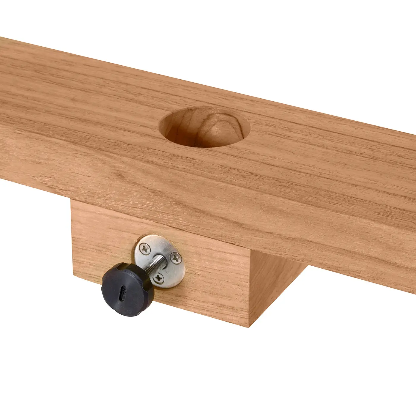 551715c683fda03eec32085fb9d97c72 Paige Teak Rectangle Outdoor Slatted Top Table 104 In. W X 30. 25 In. H - Image 1