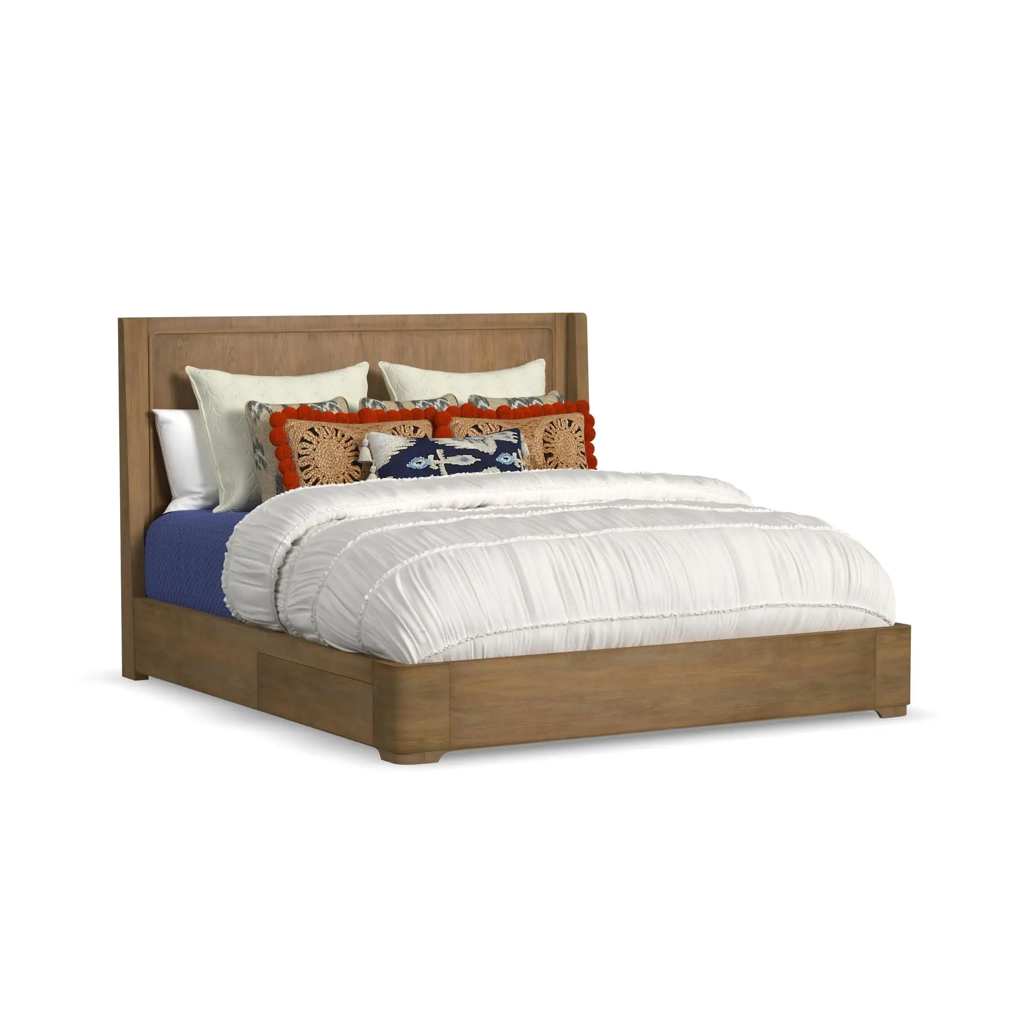 59a6c76eea19e120fe1251201935dec0 Normandy King Panel Storage Bed - Image 1