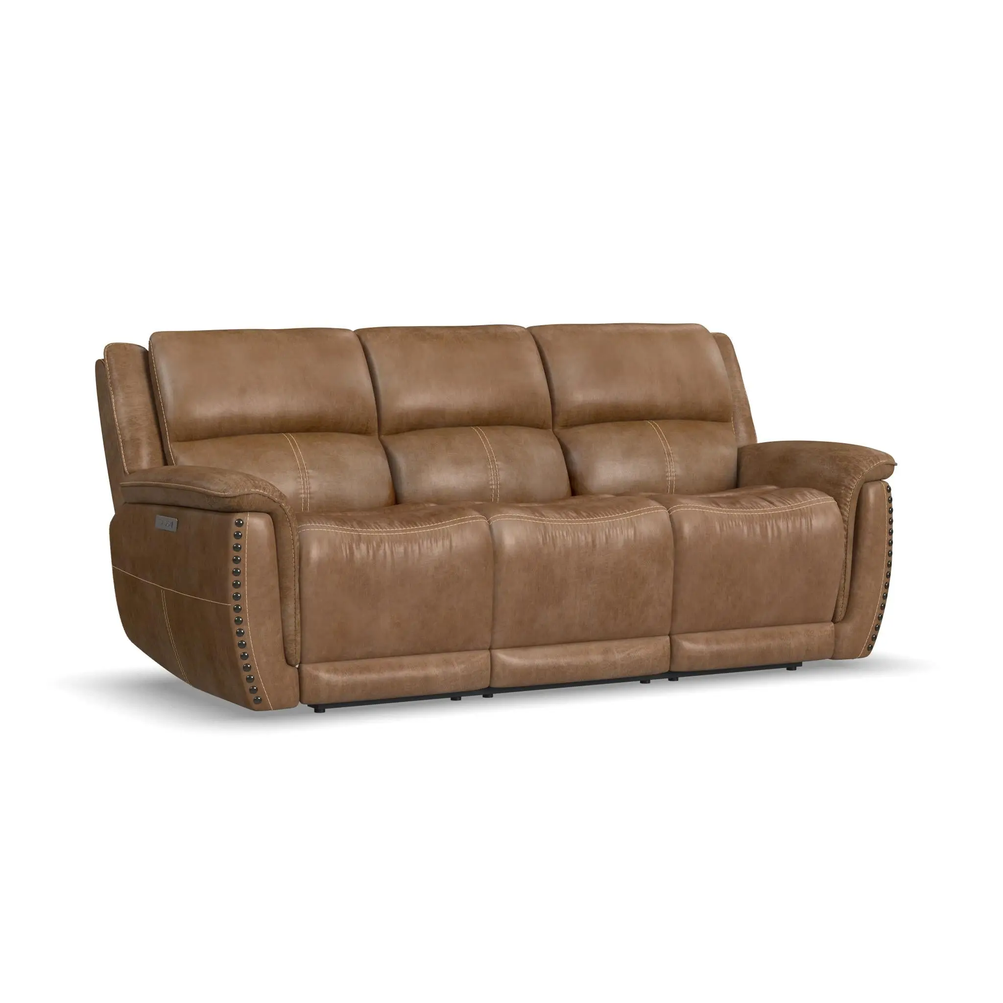 5c6fae735df0f0ef71214f1792c74113 Beau Silt Fabric Power Reclining Sofa with Power Headrests - Image 1