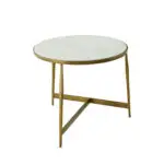 Alana Iron Round Table - 28 In. W X 25 In. H - Image 3