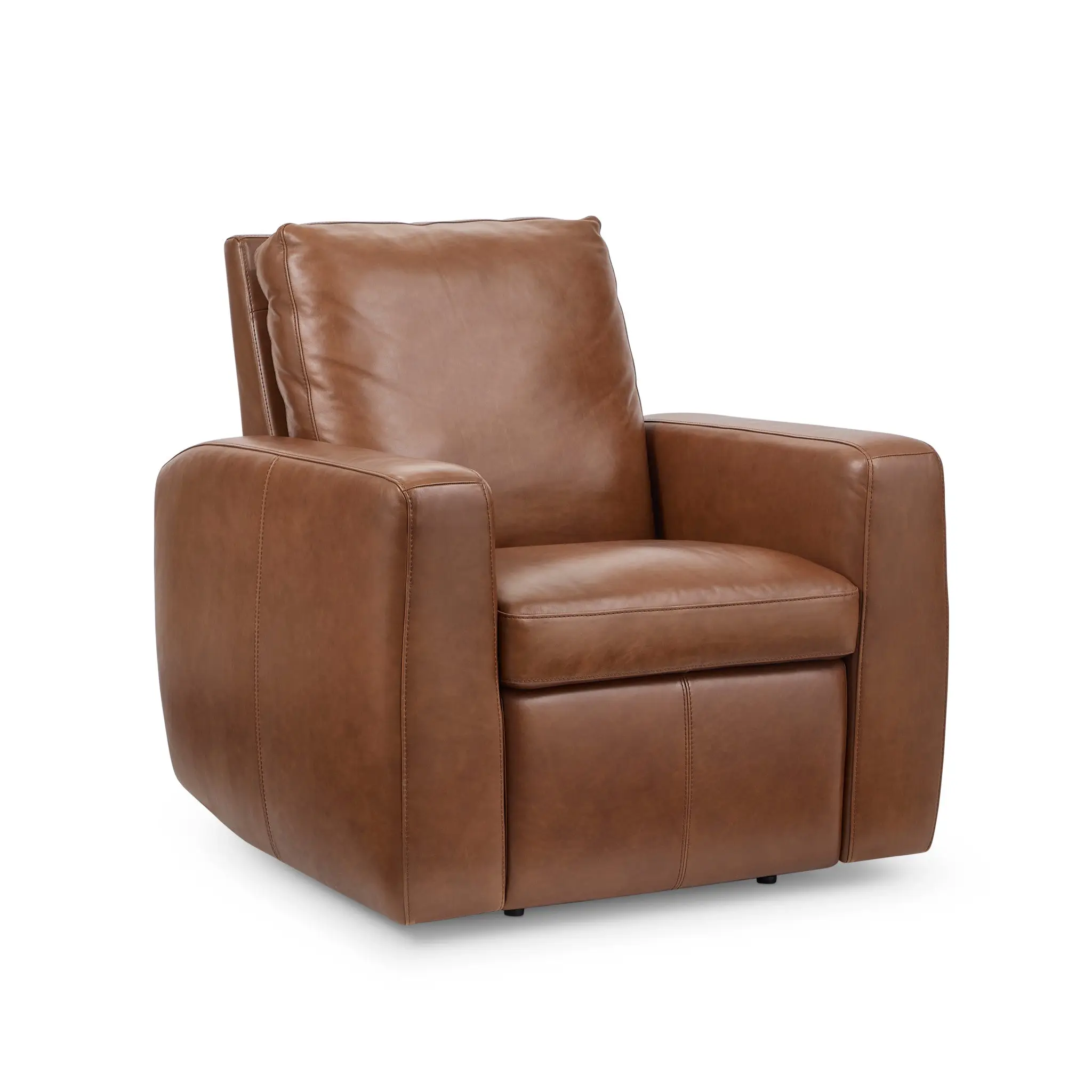 67b9dd6b9134d0b37b62f0e513f6848c Aria Sedona Leather Power Recliner - Image 1