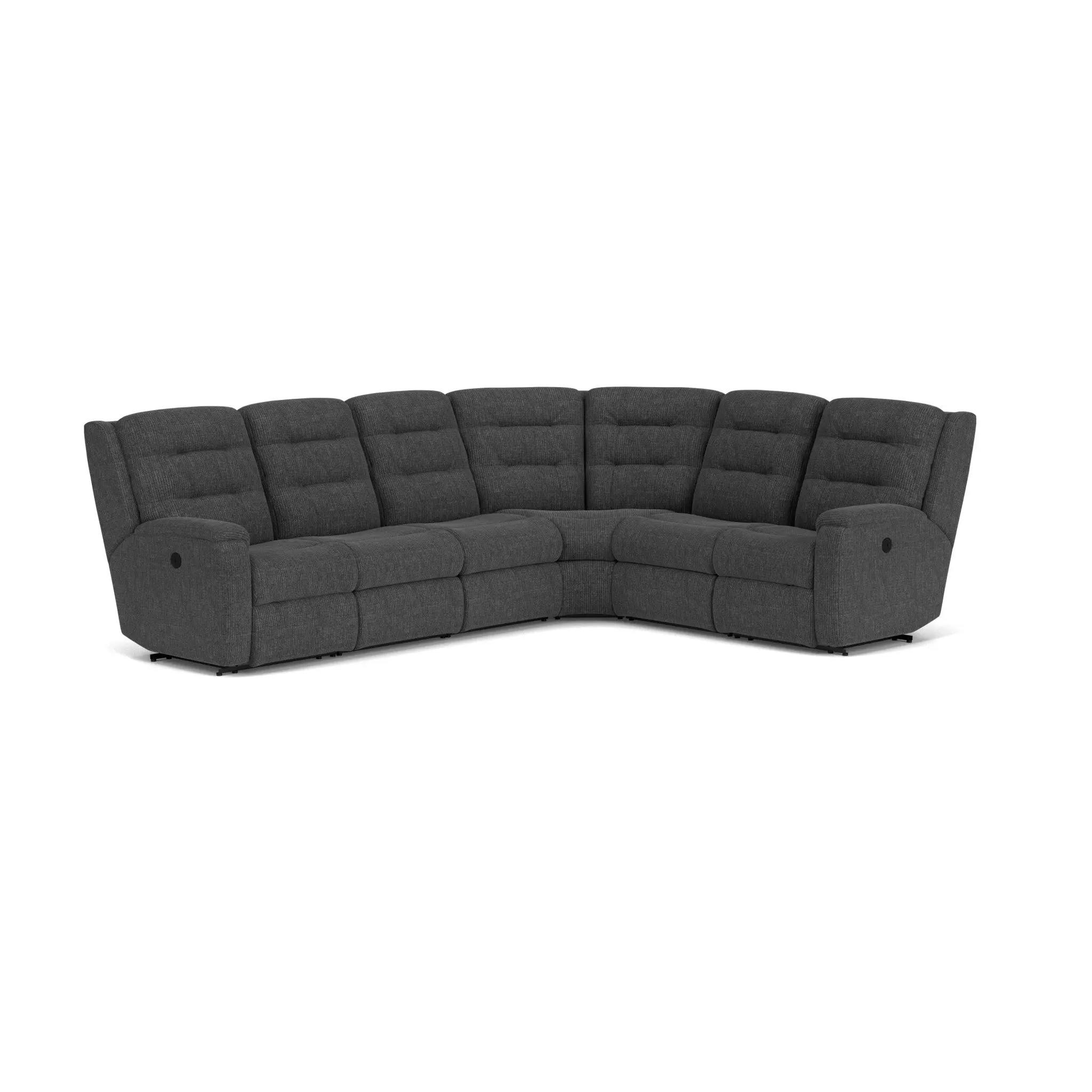 67db02b2586d13daad56620f09107c01 Arlo Fabric Reclining Sectional - Image 1