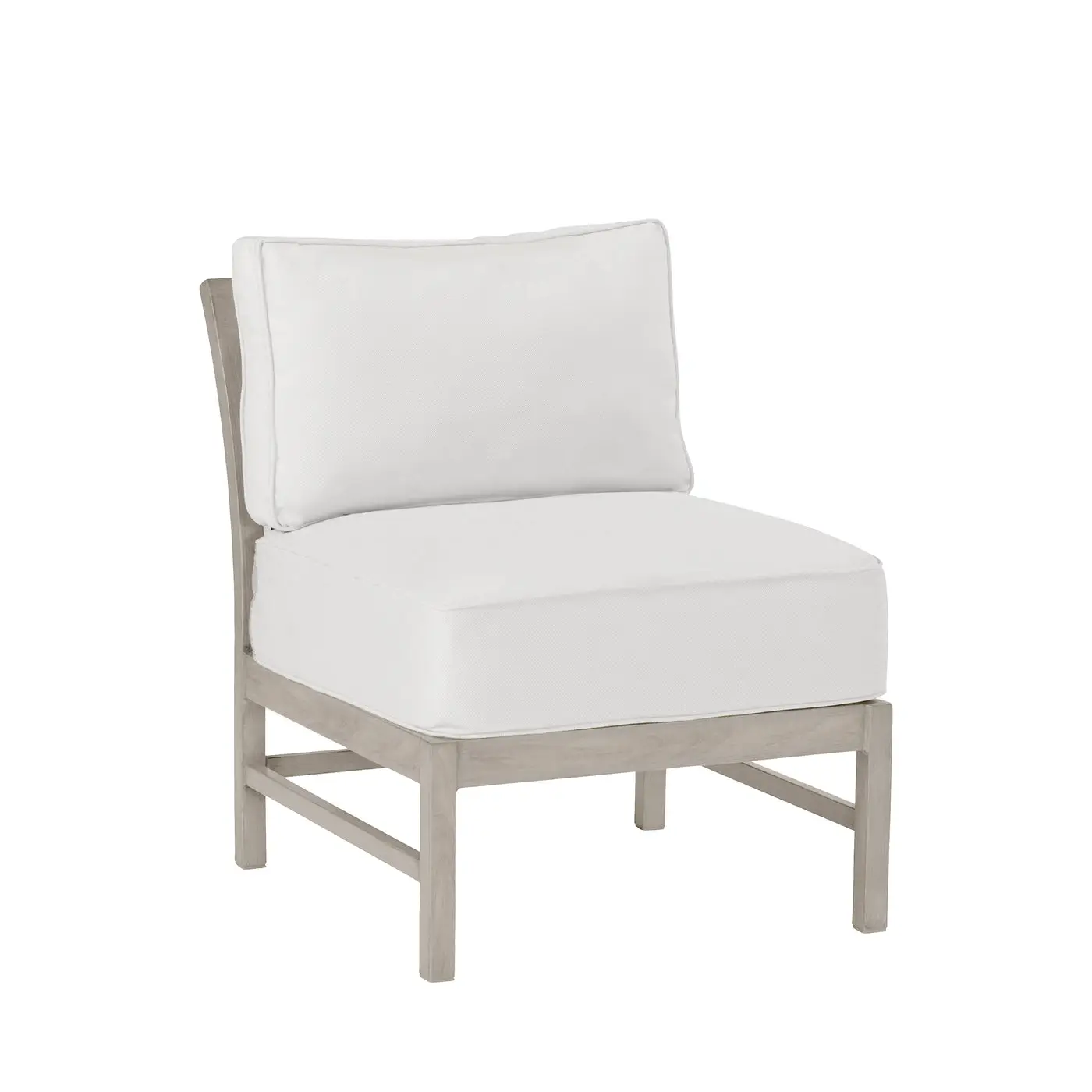 69e340066d6b7133c8c9ec0590a378a4 Club Teak Outdoor Sectional Slipper Chair - Image 1