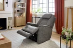 Zecliner Model 3+ Umber Fabric Power Lift Sleep Recliner with Power Headrest, Lumbar, Heat & Massage - Image 3