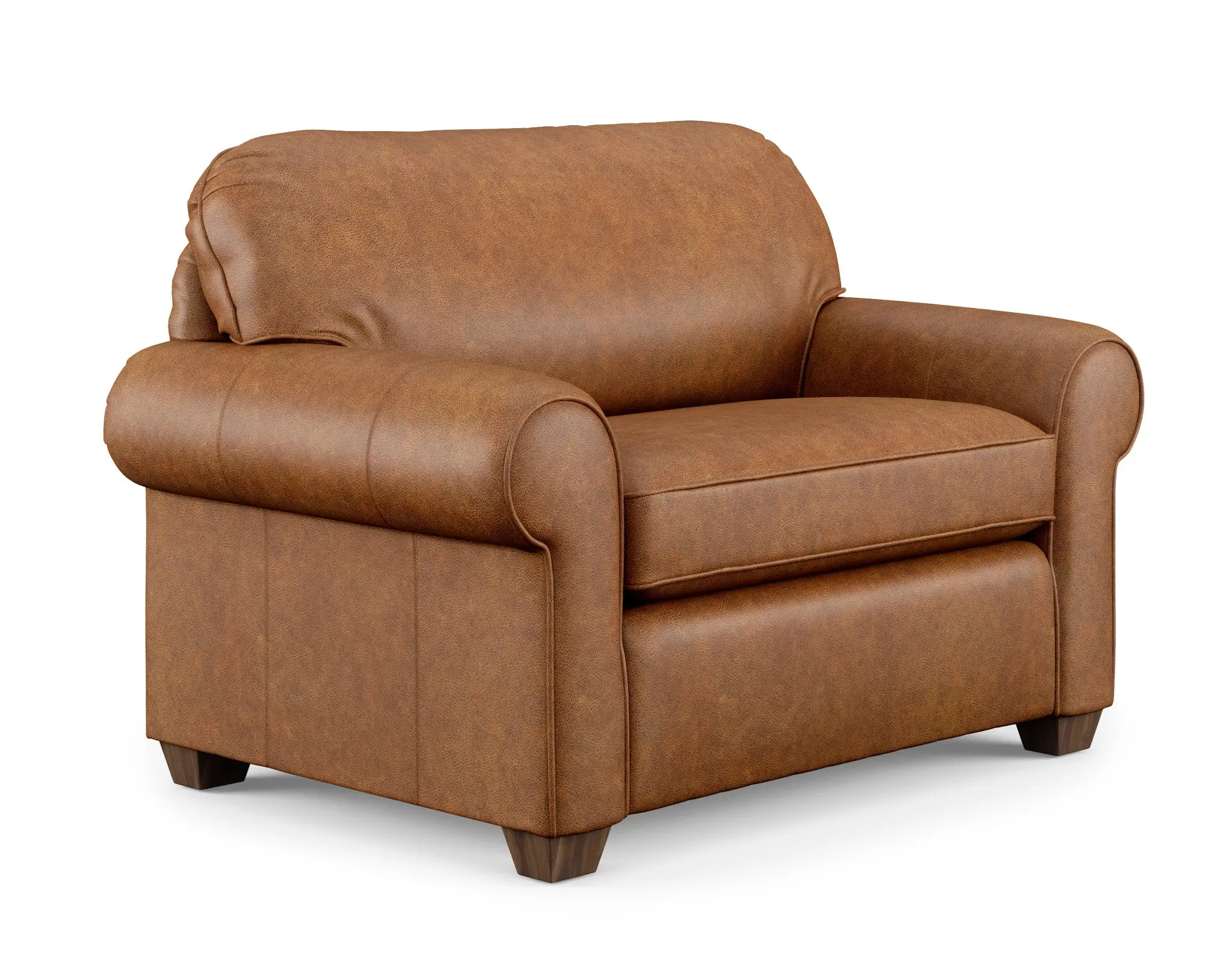 6de81ee80cd7f02924a72cb182e33093 Thornton Leather Chair and a Half - Image 1