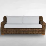 Montauk N-dura Resin Wicker Outdoor Sofa - Image 3