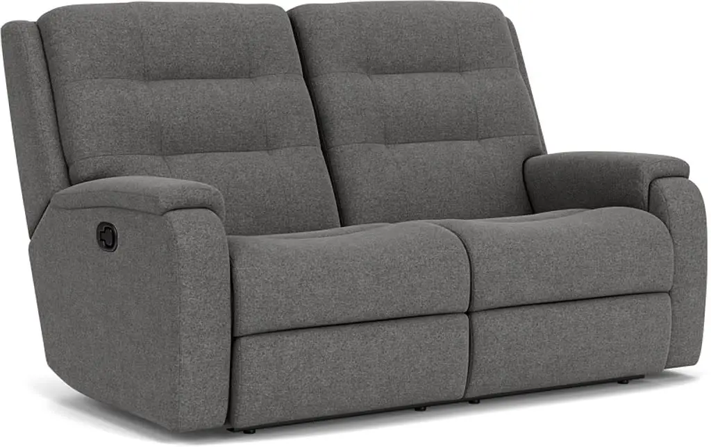 7fbdbae2017cba388684a1c28edf6d28 Arlo Fabric Reclining Loveseat - Image 1