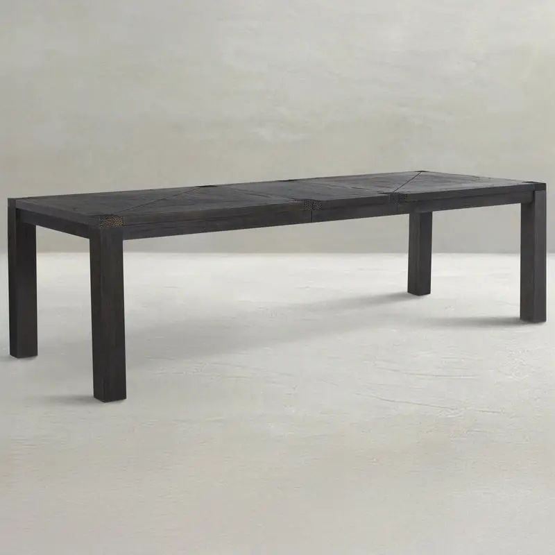 80705ca1ca216afd4fc1d7b40e3b5952 Beckett Mindi Veneer Rectangle Extendable Dining Table - 84 In. W X 30 In. H - Image 1