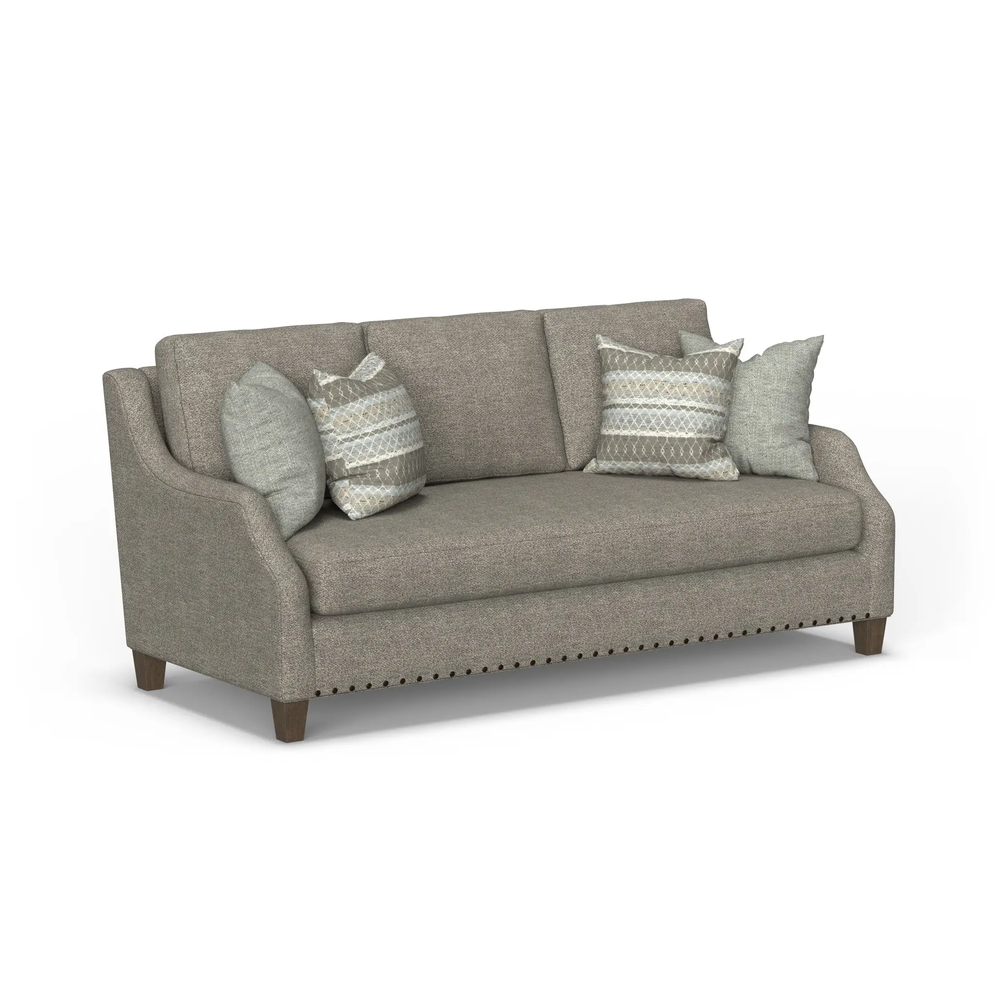85d0da7865bbce0403ec47f9d7f2438c Gianna Fabric Bench Sofa - Image 1