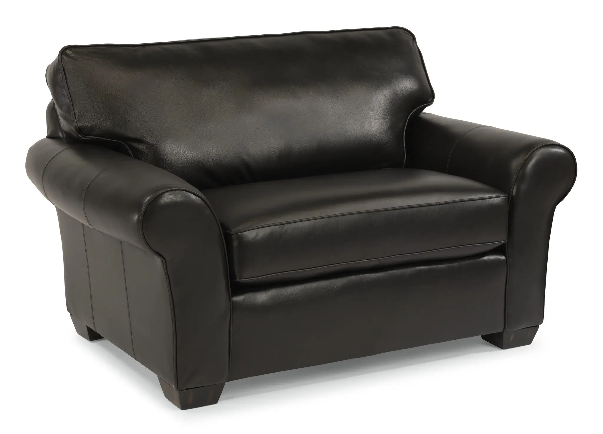 866b2c49ba0a71f5c435c8b580bde883 Vail Leather Chair and a Half - Image 1