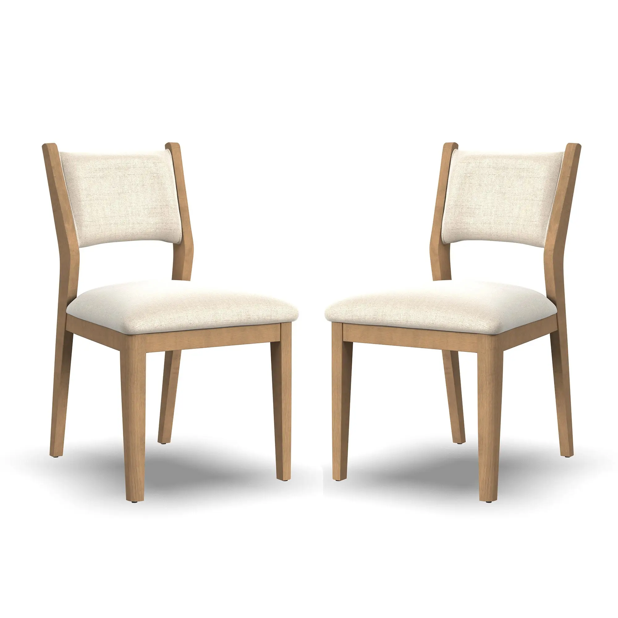 88ace4b8651a9f8e31db5d19fc7d7e6a Normandy Pair of Upholstered Dining Chairs - Image 1