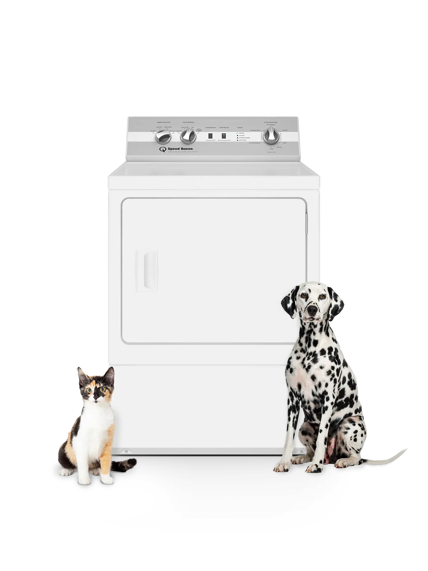8da8da6588671cd077a3ddef5702e0a7 Speed Queen DC5 Sanitizing Gas Dryer with Pet Plus™ - Image 1