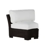 Club Woven N-dura Resin Inside Outdoor Round Corner Chair