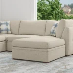 Evelyn Fabric Square Cocktail Ottoman - Image 2