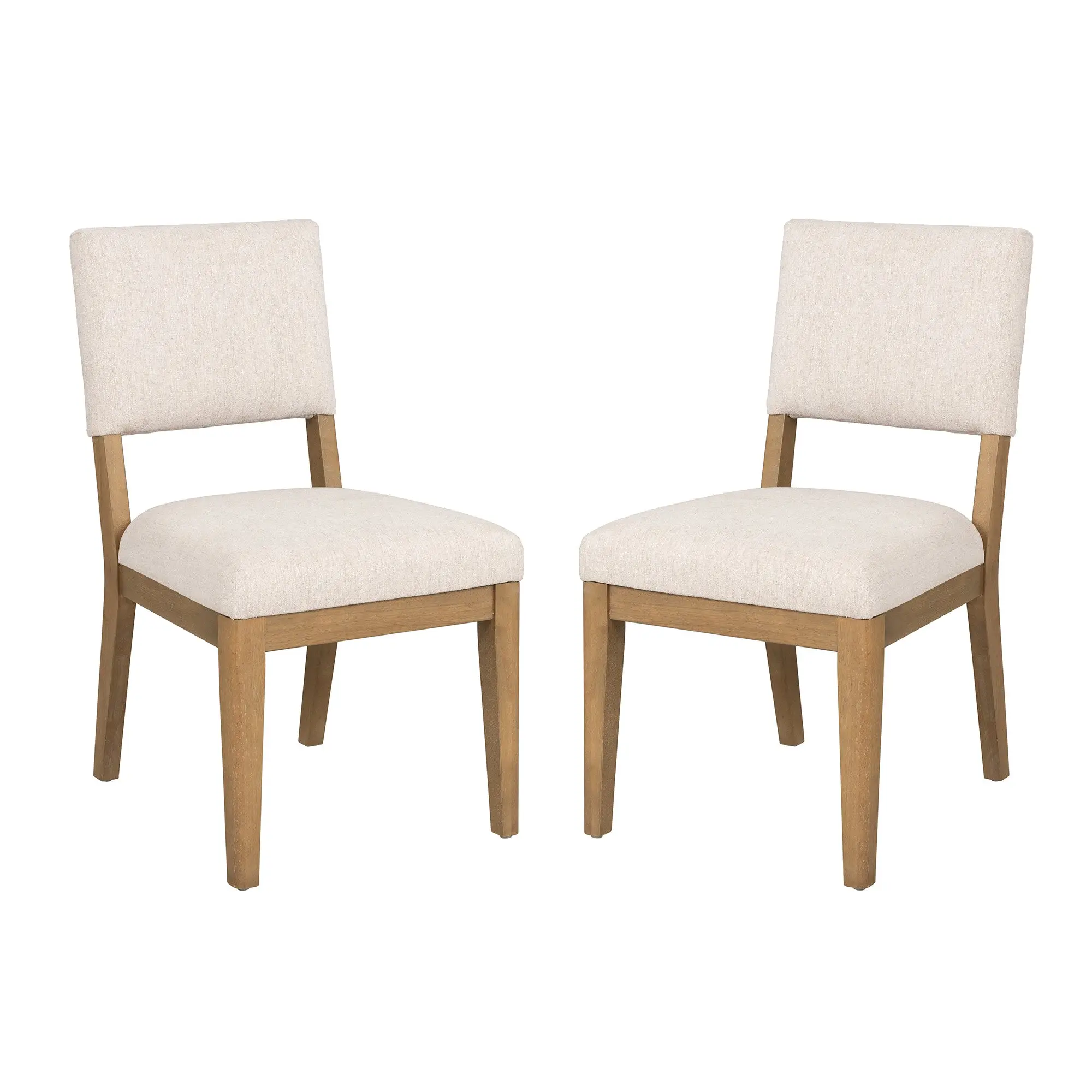 953340392f8498d42f06e23bef9d244e Millwork Off-White Pair of Dining Chairs - Image 1