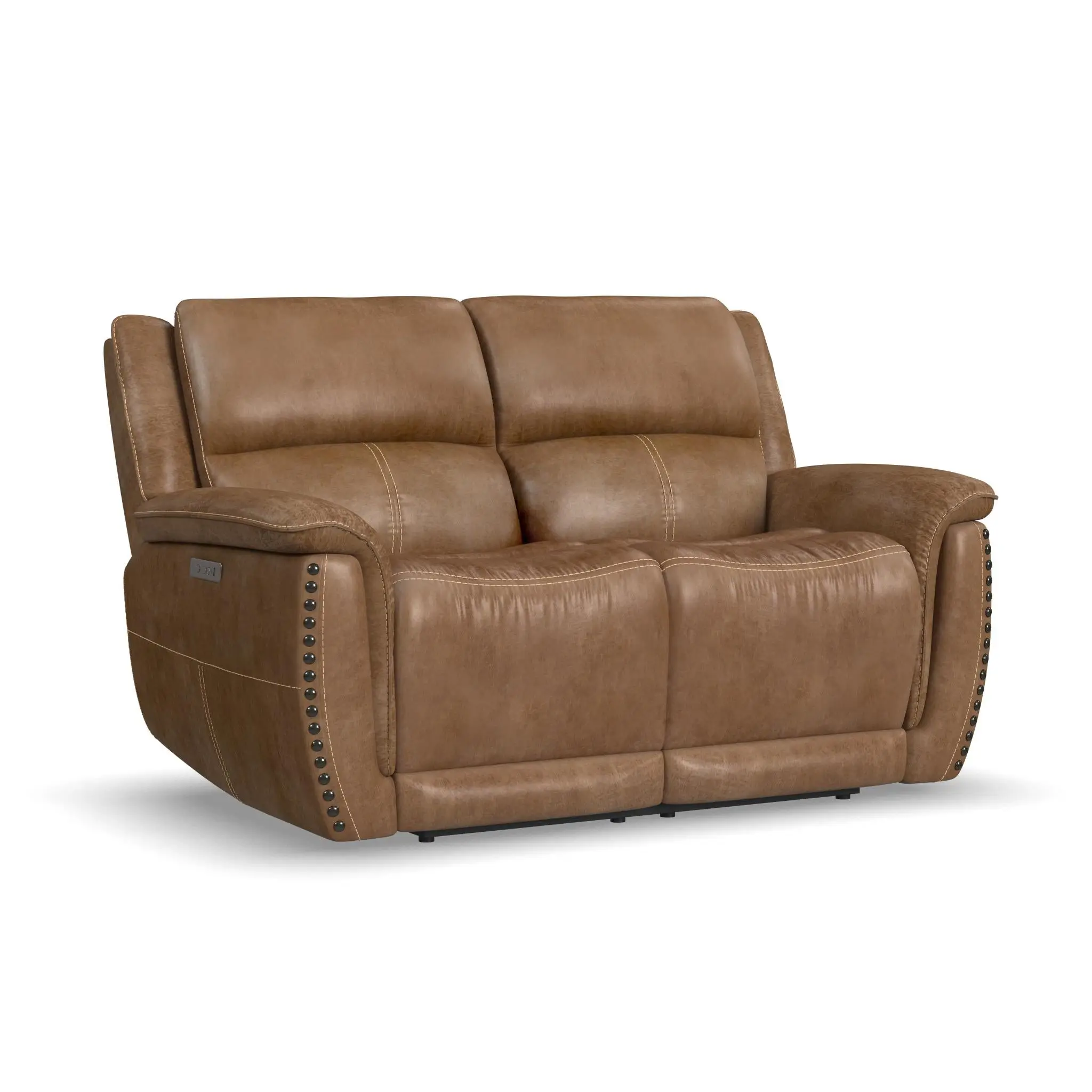 9ad6a518b55765dd6eb1db267cab00d5 Beau Silt Fabric Power Reclining Loveseat with Power Headrests - Image 1