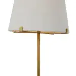 Janie Iron Stained Gold Tapered Cylinder Table Lamp - 32.75 In. H