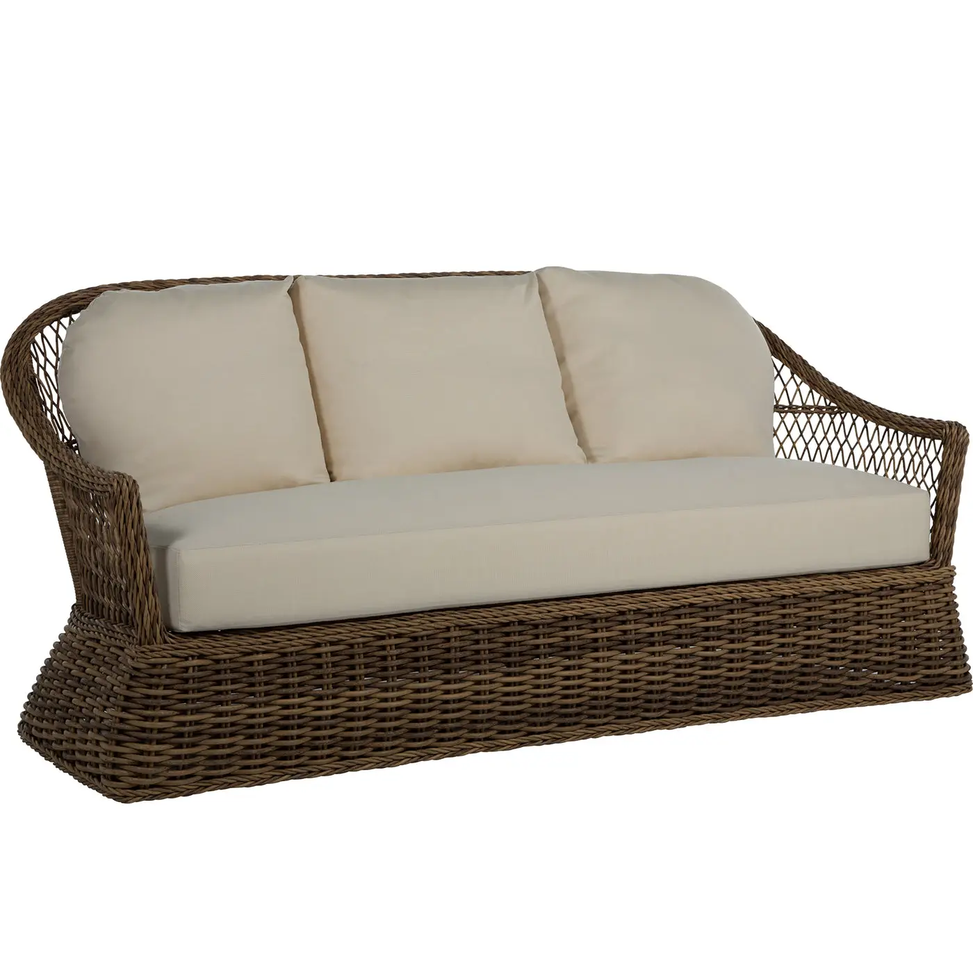 9c4b5383b38d28352cbe730867ab346f Soho N-dura Resin Wicker Outdoor Sofa - Image 1