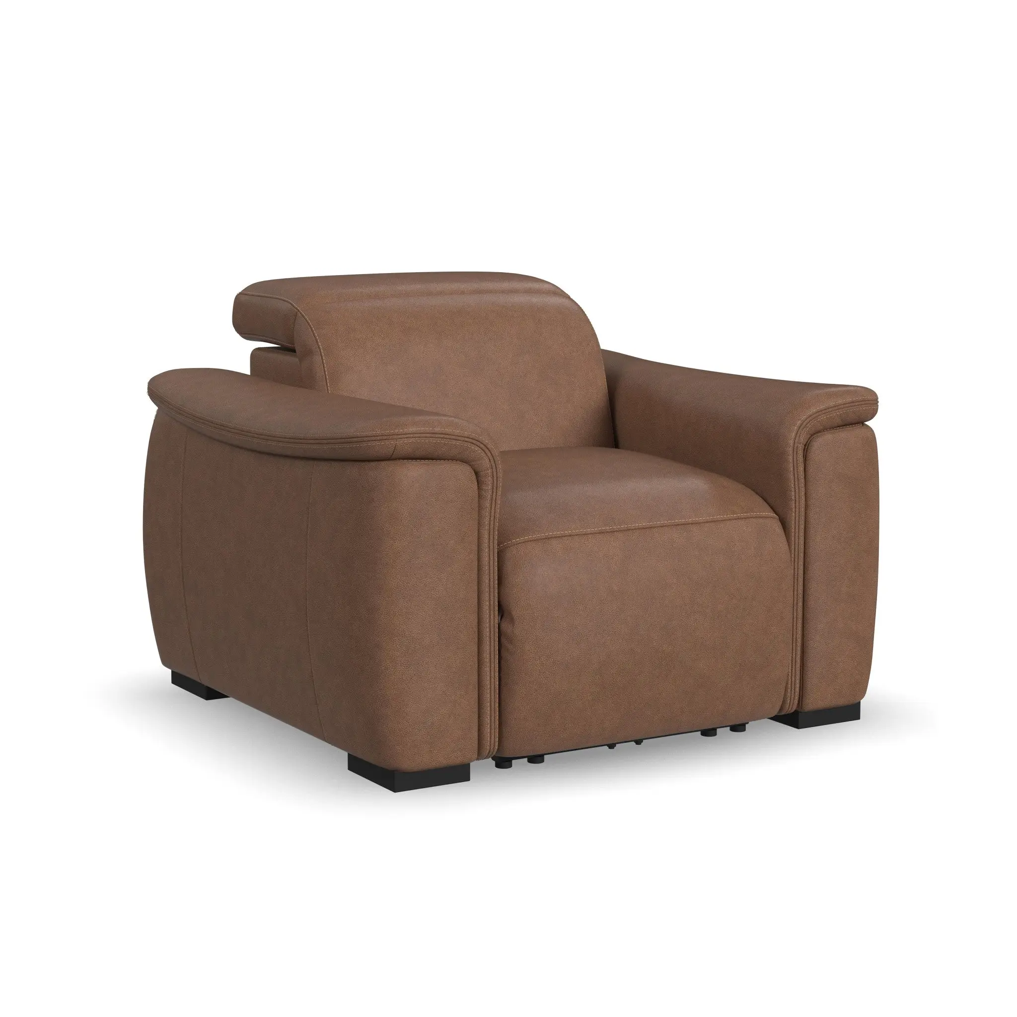 9cac97a1ad4190cddd6d45bb6244b208 Camden Leather Power Recliner with Power Headrest - Image 1