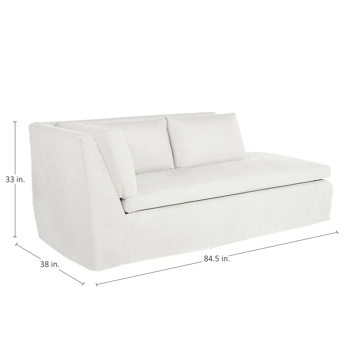 9d2f575357a1a3ed713c627af30a1a65 Nora Outdoor Right Arm Facing Chaise Sectional - Image 1