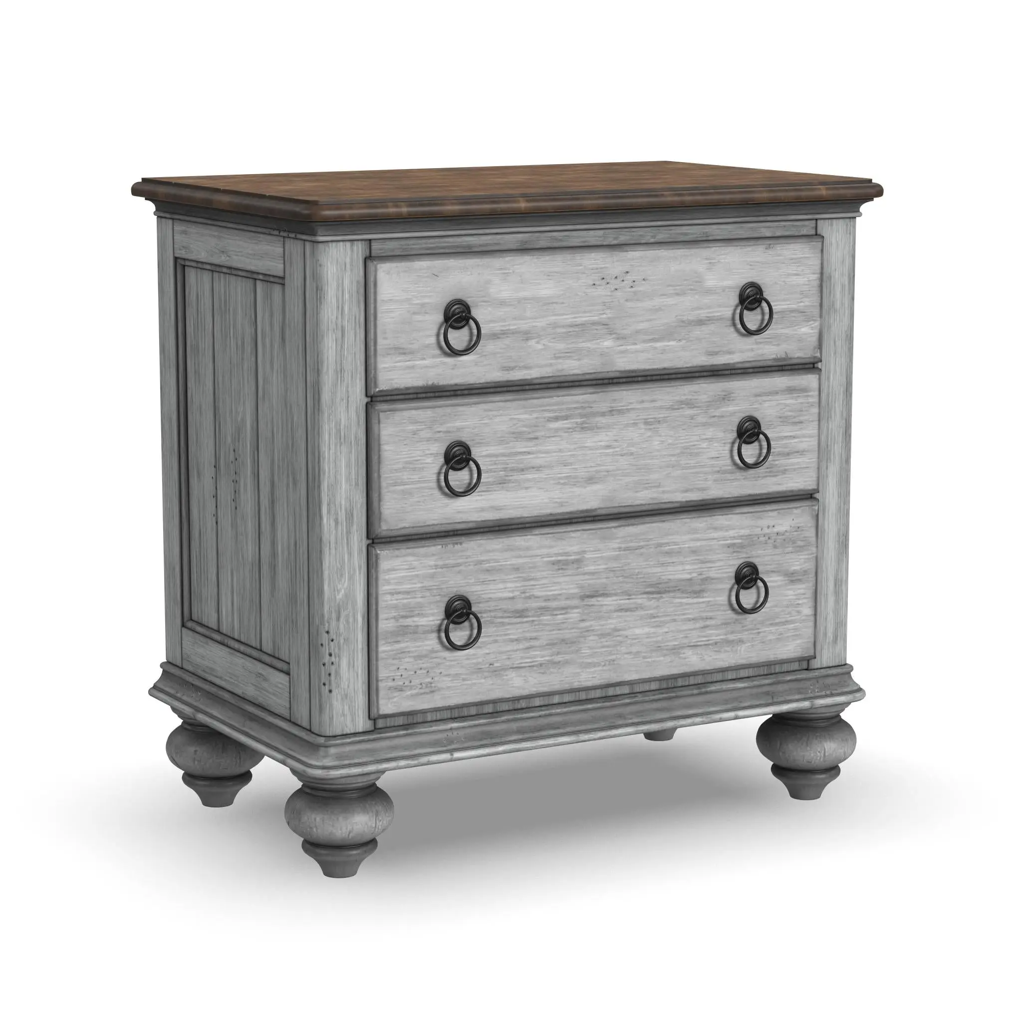 9dfb45f60be89daf6ee7b6a5185ebc98 Plymouth Gray Nightstand - Image 1