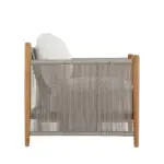 Pacifica Teak Outdoor Lounge Chair - Image 4