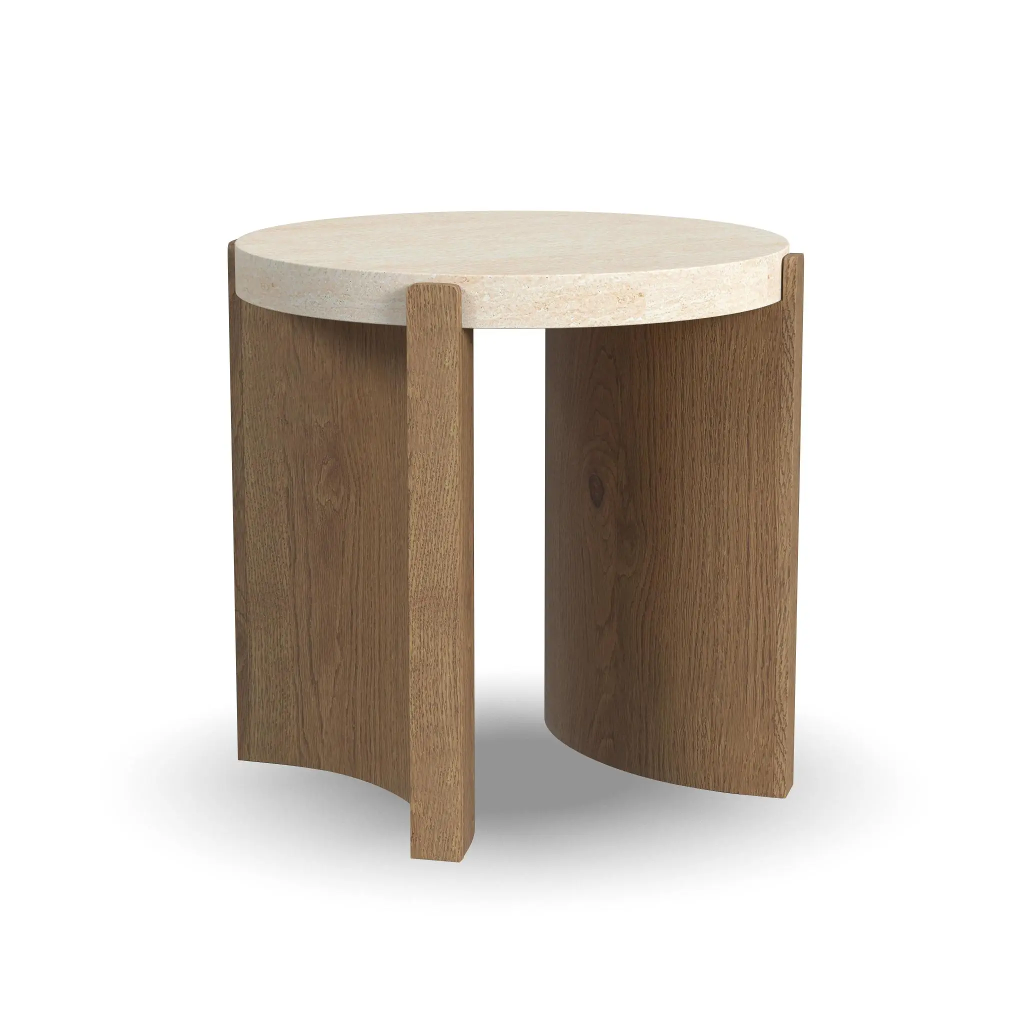 a9c9996d620889e6e1cceb1dfdaca2c7 Eclipse Brown Round End table - Image 1