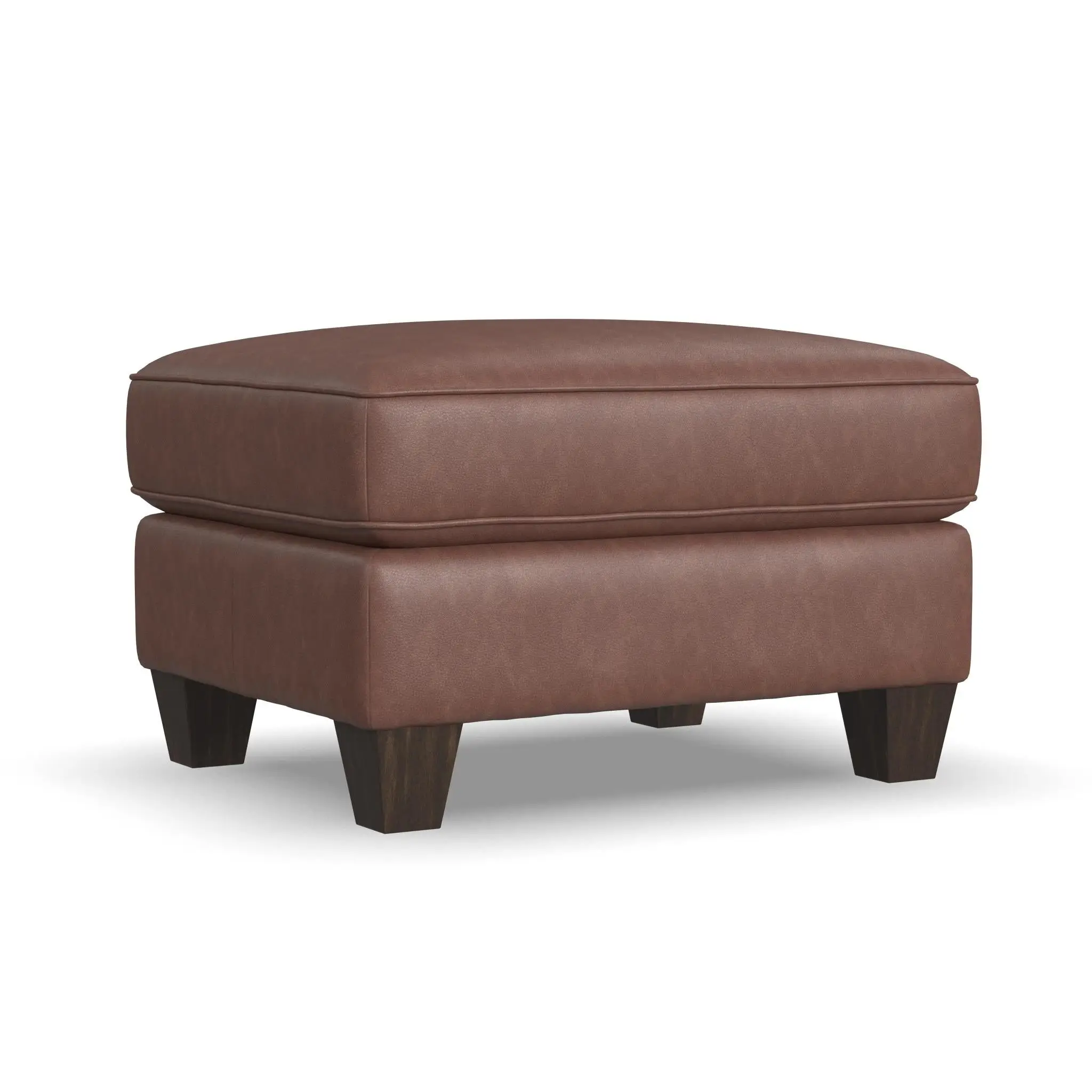 ad4c3d2c4b32b4af2f0718b3679b4797 Dempsey Leather Ottoman - Image 1