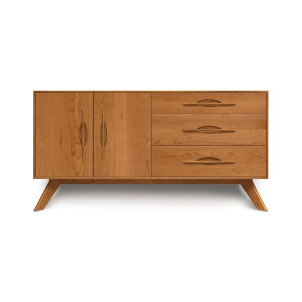 audrey 3 drawers on left, 2 doors on right buffet