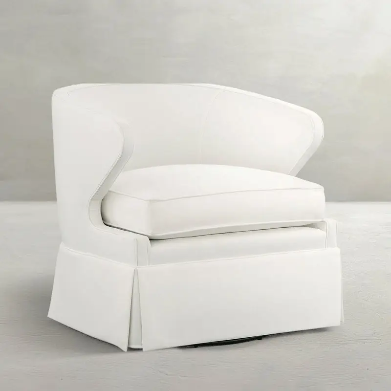 b771fde25495518f56f60b175a634c05 Monroe Upholstered Swivel Rocker - Winged Arms - Image 1
