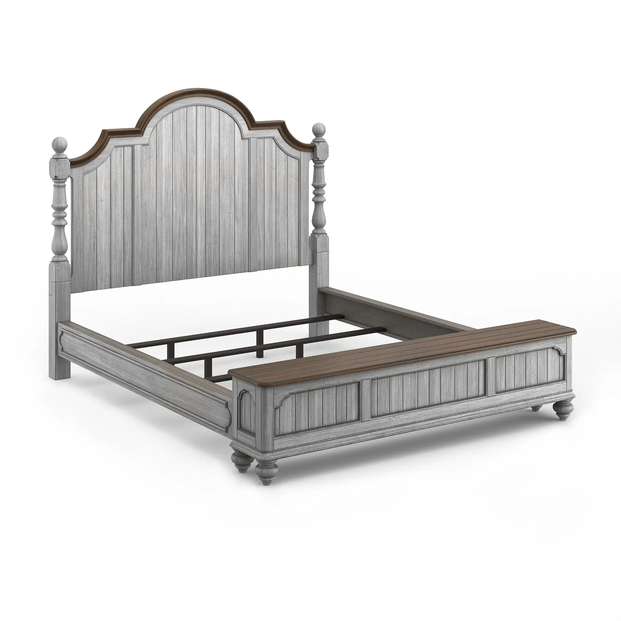 bd37e026f119db9f2b742194e96355e3 Plymouth Gray King Storage Bed - Image 1