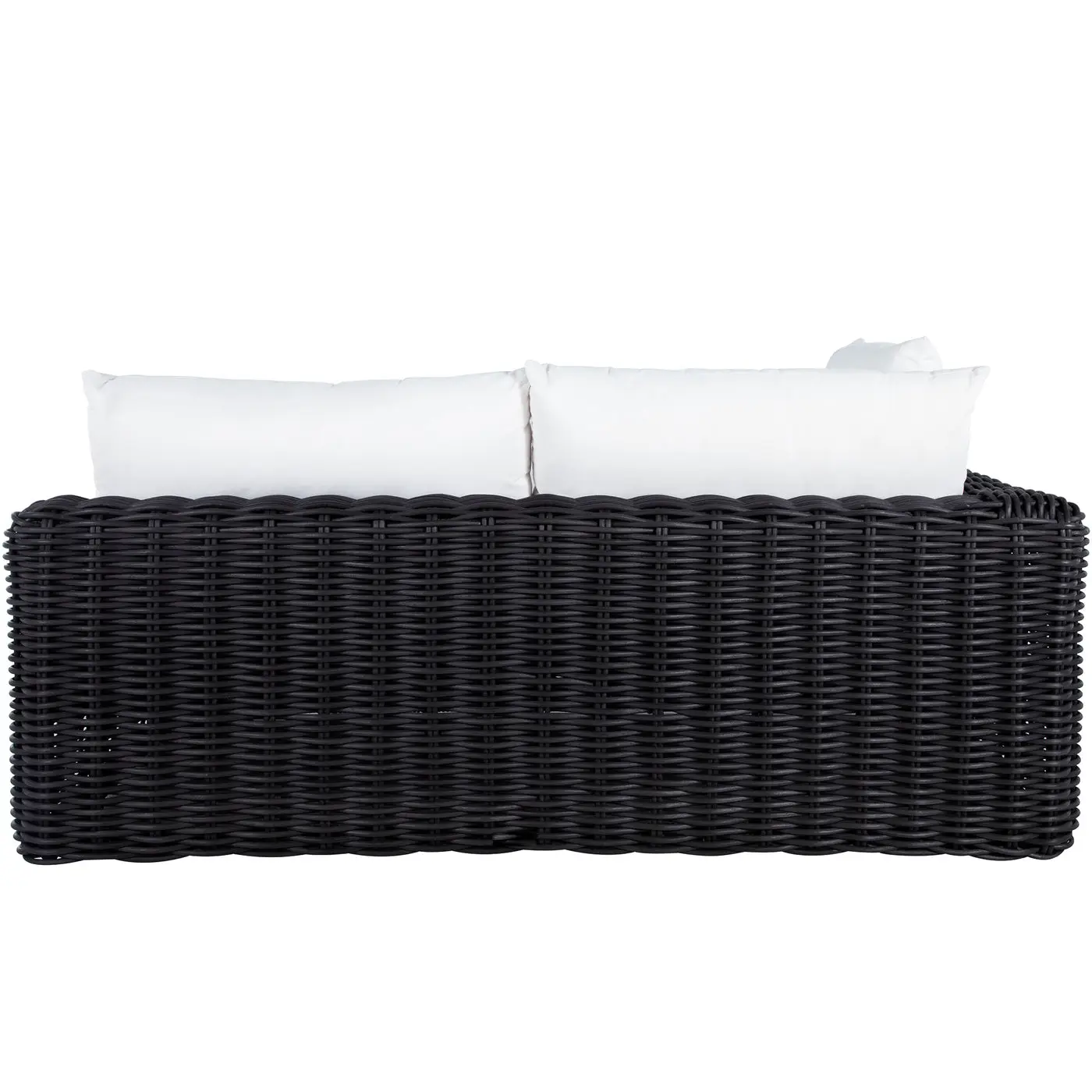 c06d0cd7421eb1a32d98c018bfba90e4 Montecito N-dura Resin Wicker Outdoor Left Arm Facing Loveseat Sectional - Image 1