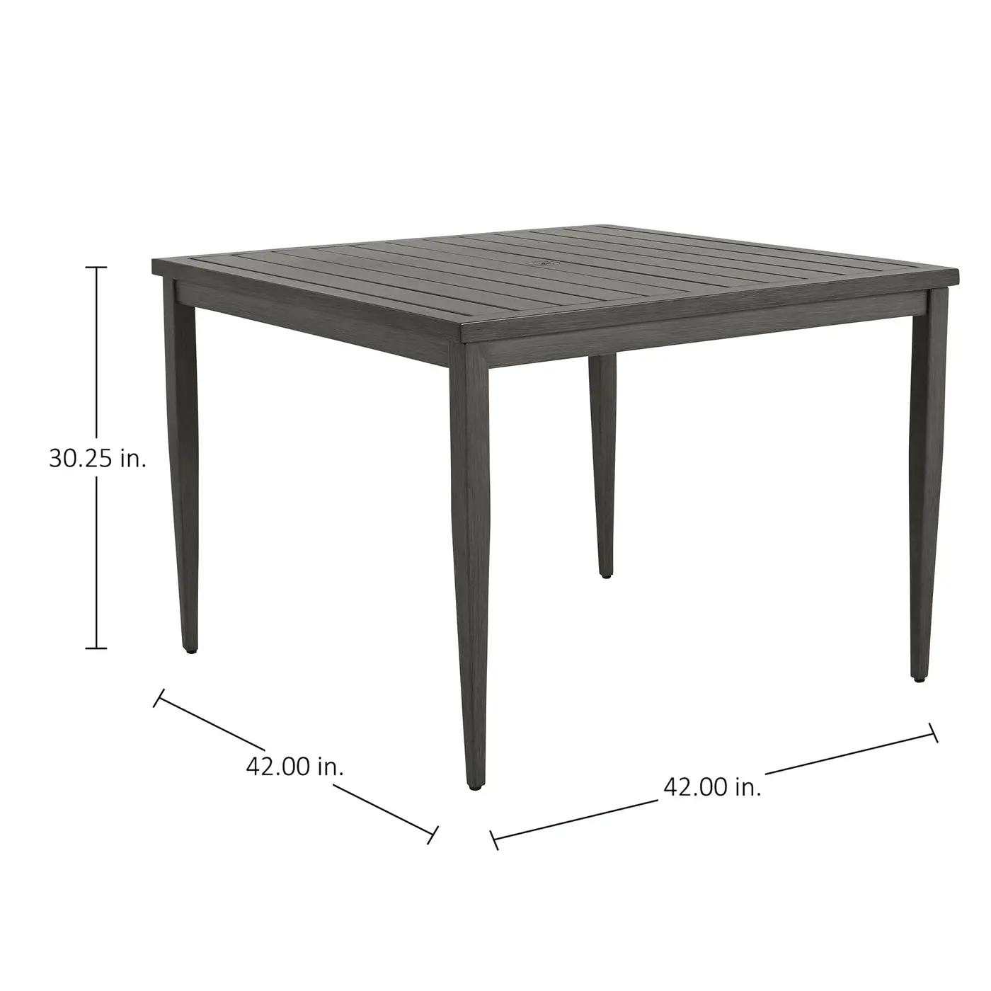 c4db9e3c937bbc3ed9a182fe247ad16c Brookings Aluminum Square Outdoor Table - Image 1