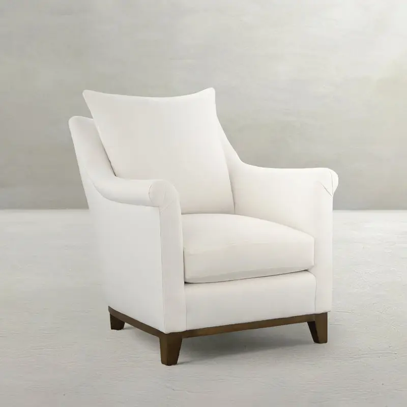 c6da1100acfa592c52c9ca620fee6eb1 Devin Upholstered Chair - Pleated Roll Arms - Image 1