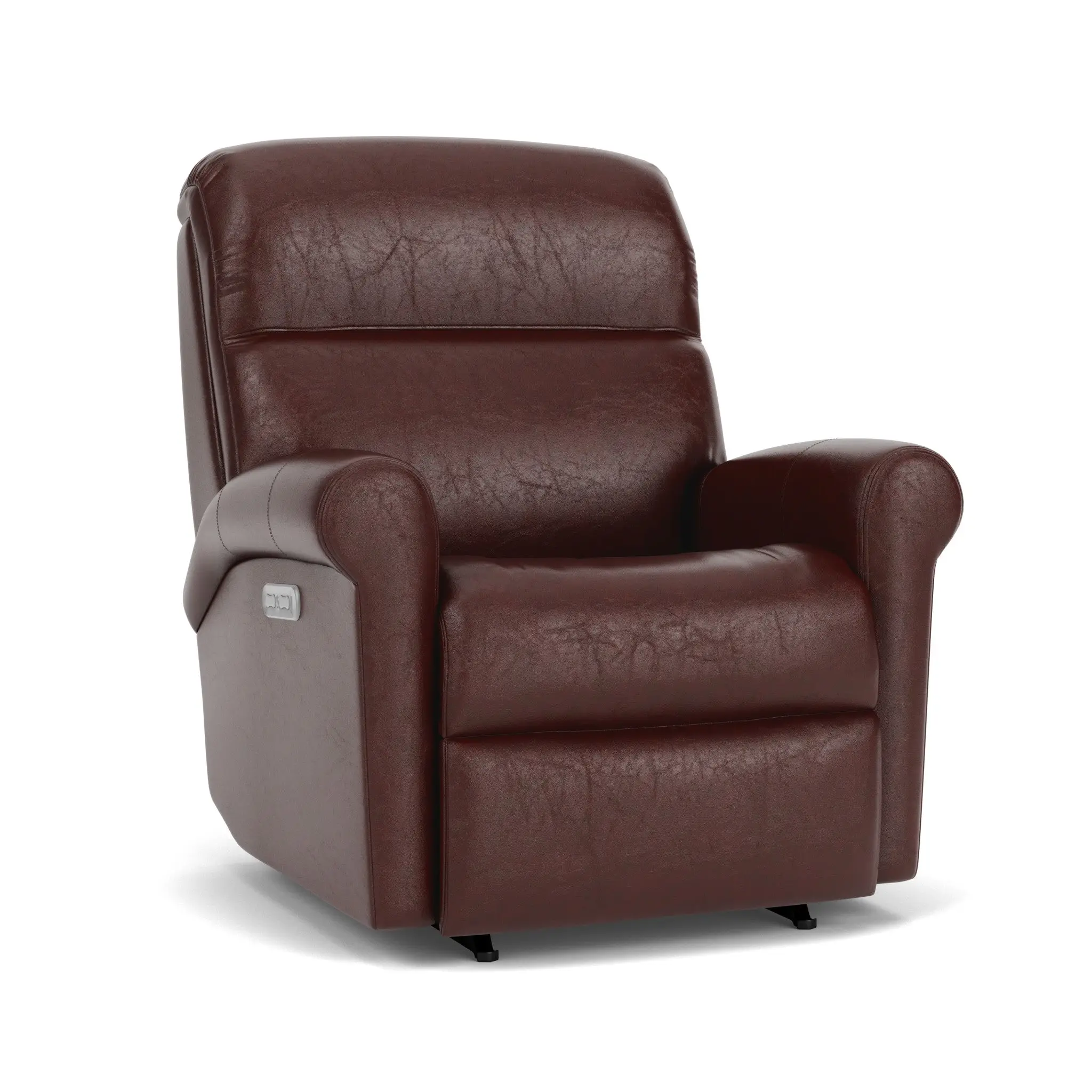 ca59b4812cd36b817a587c70c4e3578e Davis Leather Power Rocking Recliner with Power Headrest - Image 1