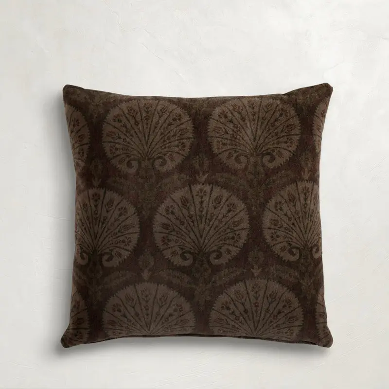 caf55a45aadded0b9ccabdb121e7ba5d Folding Fan Indoor Throw Pillow - Image 1