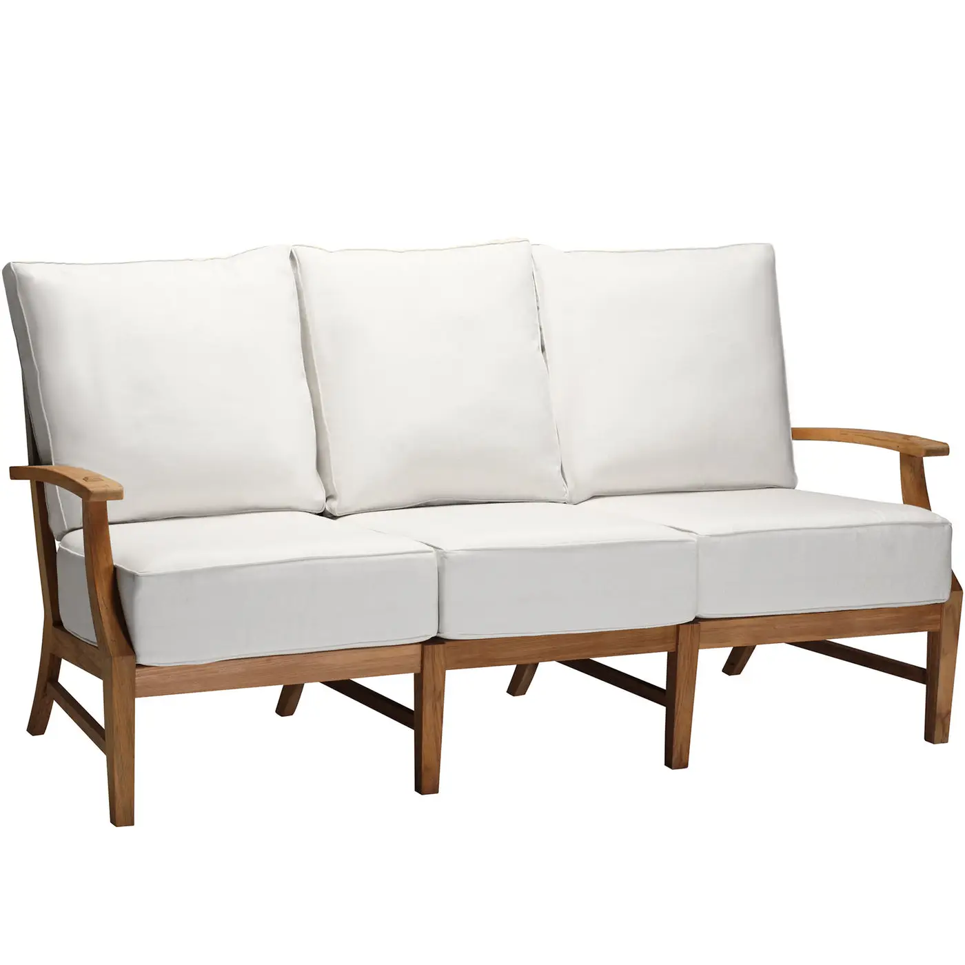 cb1f0a8718db47cb8d283c2ca77d7d0a Croquet Teak Outdoor Sofa - Image 1