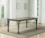 Plymouth Gray Rectangular Dining Table - Image 3